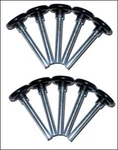 Wayne Dalton Oem 238773, 2" Black Nylon Garage Door Rollers, 4" Stem 10 Pack. Fixed Price $12.95.