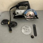 Porter Cable Model 314 Trim Saw With Wrench & 2 Used Blades. Fixed Price $119.99.