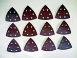 Pack Of 12 Delta Triangle Emery Cloth Sanding Pads 220 Grit 50613 Discounts #92M. Fixed Price $7.69.