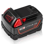 Replace For Milwaukee M18 Lithium 8.0AH Extended Capacity Battery 48-11-1860 New. Fixed Price $209.89.