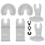 Daemkod 6 Pack Diamond Oscillating Blade, 3 Types Professional Silver. Fixed Price $24.64.