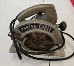 Vintage Porter-cable 7 1/4 Inch Builders Saw Model 315-1 Type 2. Fixed Price $28.00.