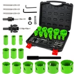 Lifeideas Bi-metal Hole Saw Kit, 22PCS Set With 3/4 To 2-1/2 12 .... Fixed Price $62.79.