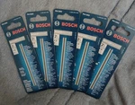 Lot Of 5: Bosch Woodrazor 3-1/4" Planer Blades Pack, PA1202. Fixed Price $40.00.