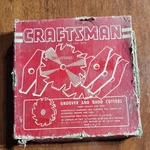 Vintage Craftsman Groover And Dado 6" Cutters Set 4875 Hole 5/8" Pre Owned Usa. Fixed Price $22.00.