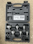 New Klein Tools 8PC Carbide Hole Cutter Set, Professional Grade 31873. Fixed Price $239.00.
