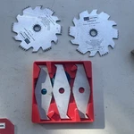 Vintage Sears Craftsman Kromedge 6" Dado Set 9-3258 For 1/2" Arbor. Fixed Price $14.50.