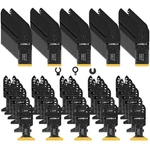 Amzbsaw 110-PACK Oscillating Blades: Wood, Metal, Plastic Universal Fit. Fixed Price $94.37.