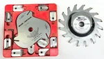 Craftsman Adjustable Dado Carbide Tipped Blades Model 3263/3214. Fixed Price $18.00.