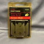 Sears Craftsman 92354 Molding Head Cutter Bit Set - Screen Nos. Fixed Price $18.95.