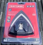 = Craftsman 3-1/2" Oscillating Sanding Assortment 7PC 80 120 220 GRIT.CMAO200. Fixed Price $18.99.