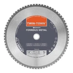 Twin-town 14-INCH 72 Teeth Dry Cut Steel And Ferrous Metal Cermet Saw Blade .... Fixed Price $81.33.
