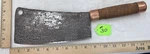 Vintage I. M. Carter Butcher Meat Cleaver Wood Handle, 14 W/ 8 Blade.. Fixed Price $45.00.