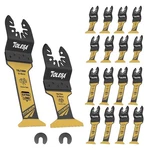 Tolesa 16PCS Extra-long Titanium Oscillating Tool Blades, Silver. Fixed Price $40.14.