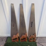 Vintage Great Neck 26 Hand Saw Lot Rustic Carpenter Woodworking Tools. Fixed Price $27.49.