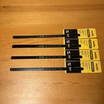 New Stanley Flexible Carbon Steel Hacksaw 24TX12" 15-924A 8 Blades. Fixed Price $21.00.