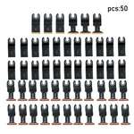 50 Pcs Titanium Oscillating Tool Blades Curved Edge Saw Kit. Fixed Price $35.40.