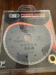 Iq Power Tools Q-drive 7 Inch Continuous Rim Diamond Blade For Hard Materials. Fixed Price $65.00.