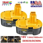 2PCS For Dewalt Volt Xrp DC9096 DC9098 Ni-mh 7.0AH Battery DC9099 DE9039. Fixed Price $28.99.