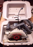 Usa Porter Cable 743 Left Hand Circular Saw W/ Case , Nozzle Wrench Lot. Fixed Price $234.95.