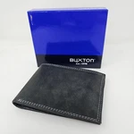 Men's Buxton Genuine Leather Gray Wallet Slim 6 Card Internal Slots. Fixed Price $9.72.