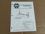 Shopsmith Planer/jointer Sharpening Jig Manual (reprinted). Fixed Price $8.95.