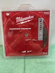 New Milwaukee Diamond Premium 9" Saw Blade For Concrete Masonry Cement. Fixed Price $34.00.