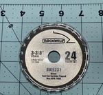 Rockwell RW9231 Versacut 3-3/8-INCH 24T Carbide-tipped Circular Saw Blade. Fixed Price $14.90.