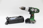 Hitachi 18V 1/2" Cordless Hammer Drill Kit W/ 1.5 Ah Battery, Dv 18DL. Fixed Price $47.99.