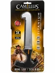 Camillus Titanium Bonded Bone Saw Fixed Blade Hunting Knife W/ Sheath. Fixed Price $27.99.