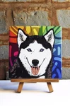 Husky Ceramic Coaster Tile. Fixed Price $21.99.