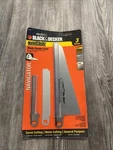 New 2003 Genuine Black & Decker Navigator Electric Hand Saw Blades Set 74-598. Fixed Price $45.00.