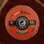 New Crescent Tools 6-1/2" X 24T Nailslicer Framing Circular Saw Blade CSBFR-624. Fixed Price $17.99.
