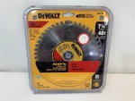 New Dewalt DW7766 48T Carbide Teeth 7-1/4" Ferrous Metal Blade. Fixed Price $29.37.