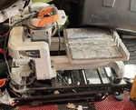 Ridgid R4031S Tile Saw Corded Electric For Ceramic Porcelain Stone With Stand. Fixed Price $250.00.