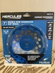 Hercules HA217-9 Arrow Segmented Diamond Cup Wheel 7". Fixed Price $41.25.