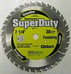 Oldham B725C436 7-1/4" X Tooth Carbide Saw Blade Bulk. Fixed Price $5.50.