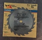 Nos Vermont American 1/4" Saw Blade Carbide Fast -cut 27170 Usa 20 Teeth. Fixed Price $7.99.