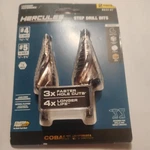 New Hercules Impact Step Drill Bits HA24-67 Cobalt Steel Sealed. Fixed Price $23.99.