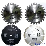 Pack Of Assorted Metal/wood 4-1/2" 4.5 Inch Circular Saw Blade For Rockwell.... Fixed Price $26.11.