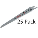Bosch Pack 6-INCH Tpi Reciprocating Saw Blades RW66-25PK. Fixed Price $49.00.