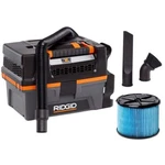 Ridgid 3 Gal 18V Cordless Handheld Nxt Wet/dry Shop Vacuum Filter (tool Only). Fixed Price $146.65.