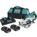 Makita 18V XSR01PT X2 Lxt Circular Saw With Free 2-PC 5 Ah Batteries. Fixed Price $648.11.
