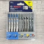 Bosch 10 Pc Jig Saw Blade Set T5002 T-shank Wood/metal Basic/clean/speed. Fixed Price $6.99.