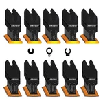 Amzwei 100PCS Oscillating Tool Blades, Titanium & Hcs Saw Fo. Fixed Price $99.98.