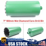 7" Wet Diamond Core Drill Bit Hole Saw For Concrete/asphalt American Thread. Fixed Price $69.44.