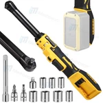 Extended Cordless Electric Ratchet Wrench, 3/8" 70 Ft-lbs 400 Rpm 20V Long Reach. Fixed Price $56.99.
