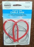 Harvey Plastic Pipe Cable Saw 27" Long Stainless Steel W/hand Grips #93070. Fixed Price $12.98.