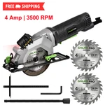 Galax Pro 4AMP 3500RPM Circular Saw Laser Guide, 4-1/2" 24T Tct Blade, Corded. Fixed Price $62.03.