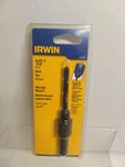 Irwin 373002 1/2 Inch Hex Arbor Hole Saw Mandrel For 9/16 To 1-3/16. Fixed Price $11.90.